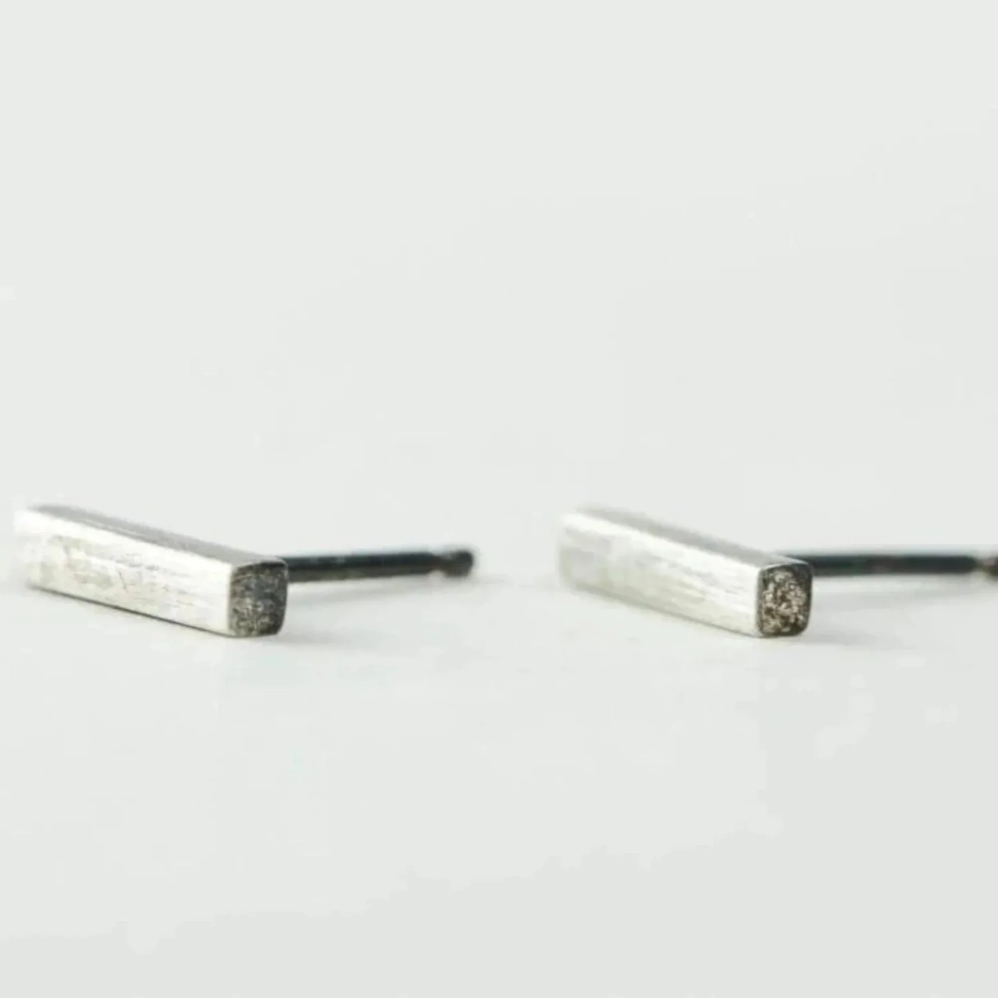 Minimalist Small Bar Stud Earrings