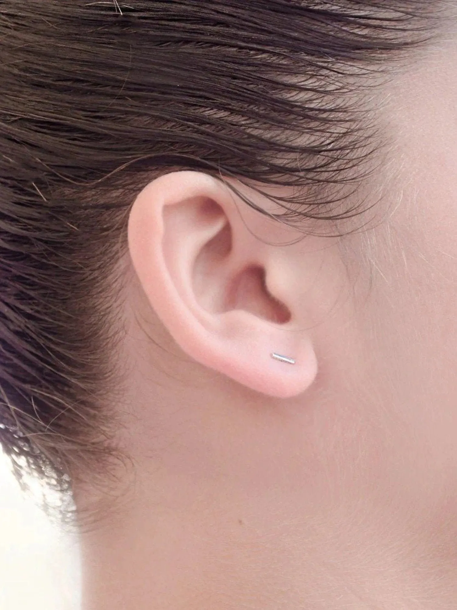 Minimalist Small Bar Stud Earrings