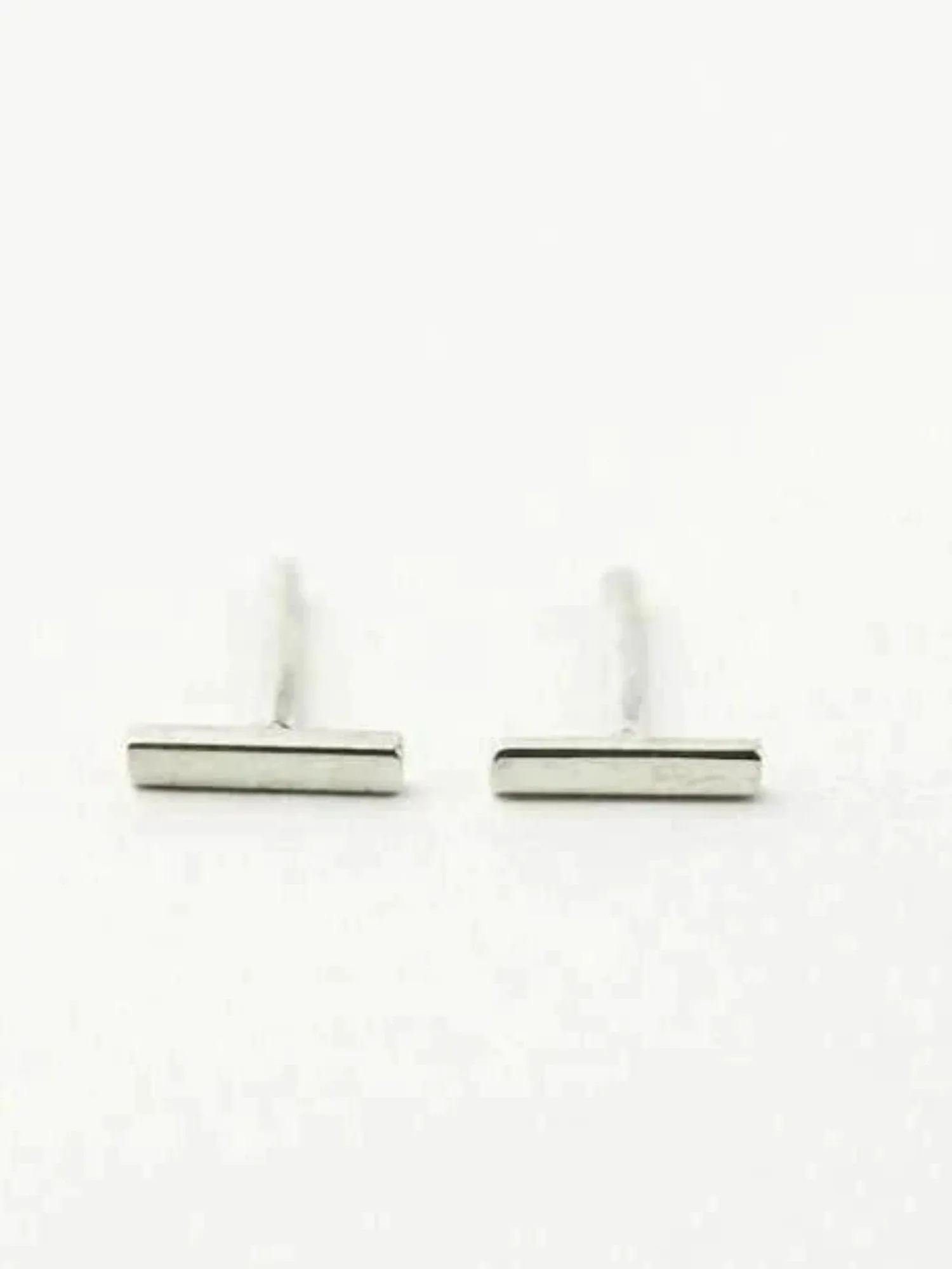 Minimalist Small Bar Stud Earrings