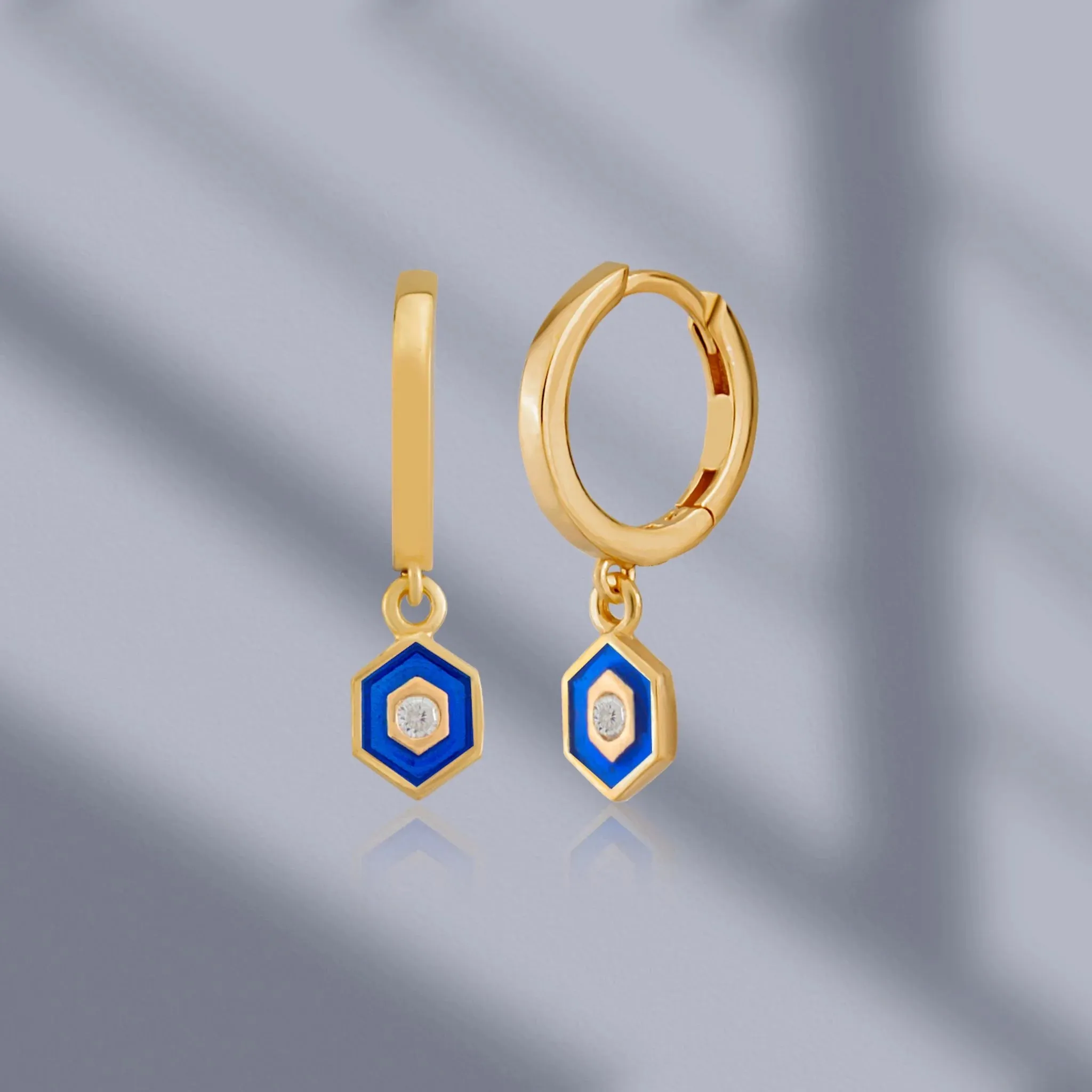 Minimalist Vivid Hoop Earrings