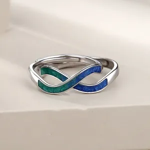 Mobius Dreamy Gradient Colors Matching Rings