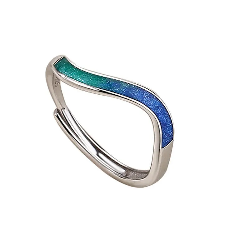 Mobius Dreamy Gradient Colors Matching Rings