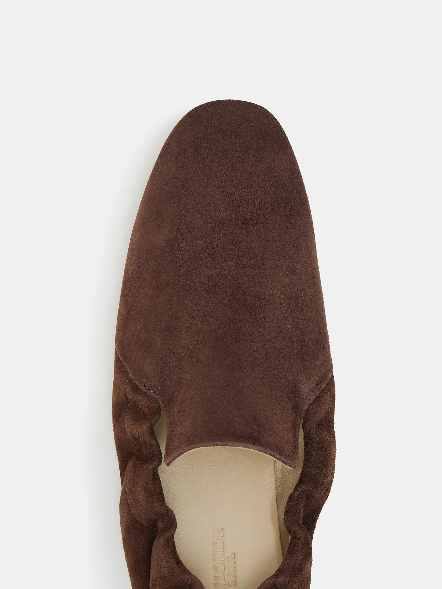 Moccasin / Chocolate Suede