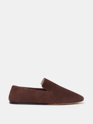 Moccasin / Chocolate Suede