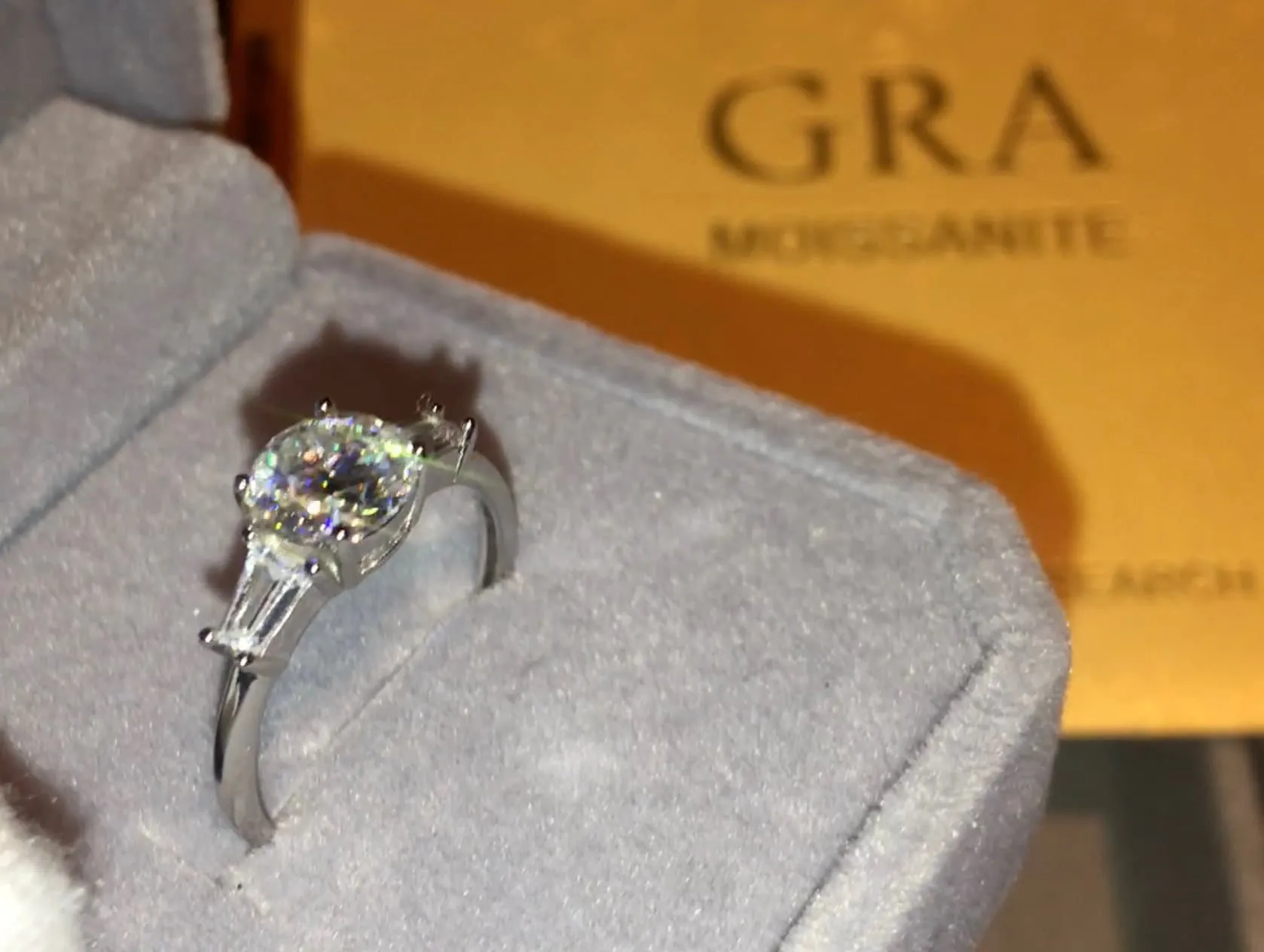 Moissanite Engagement Ring | Womens Engagement Ring | Moissanite Wedding Ring | Moissanite Ring | Moissanite Rings | Womens Wedding Ring