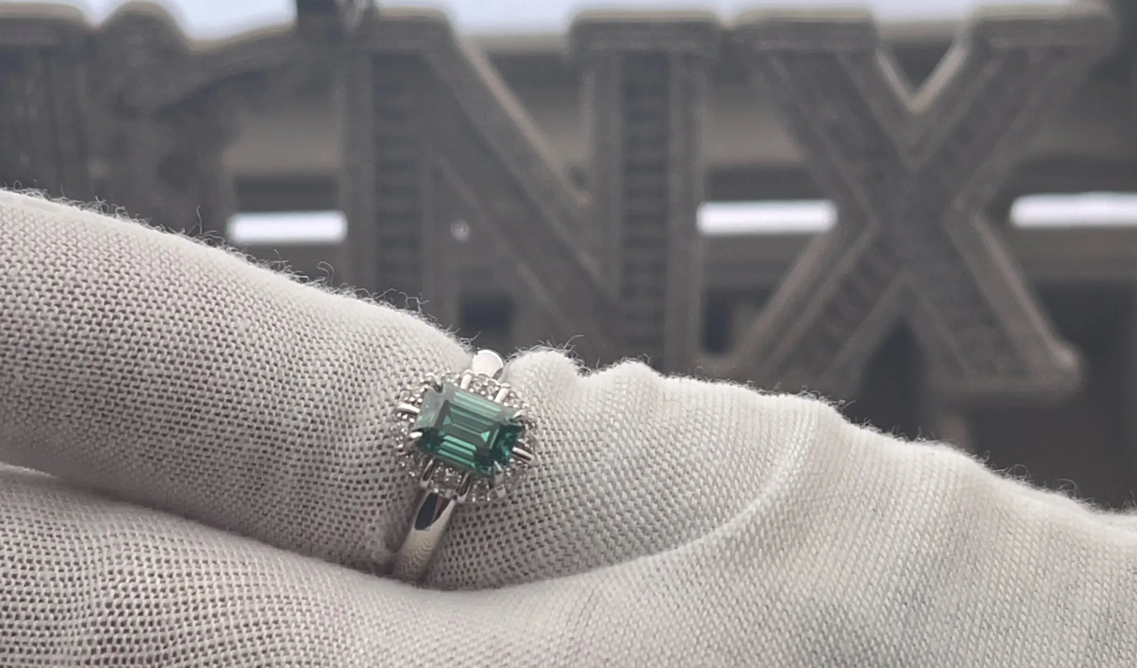 Moissanite Rings | Green Diamond Engagement Ring | VVS1 1.0 CT Ring | Emerald Engagement Ring | Green Emerald Wedding Ring | Moissanite Ring