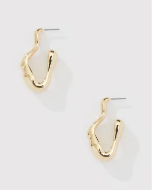 MOLTEN HOOP EARRING