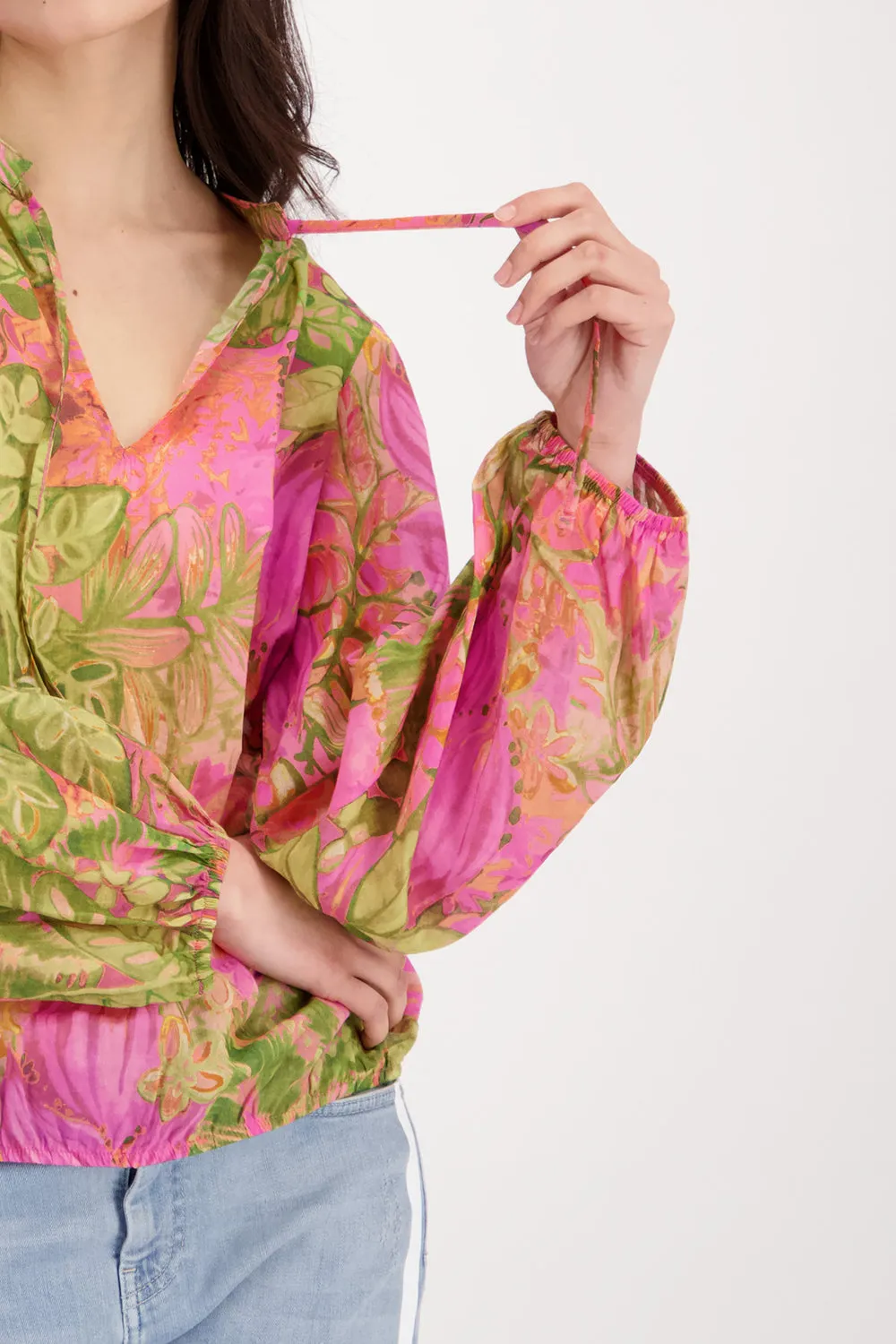 Monari Paisley Printed Top M407988