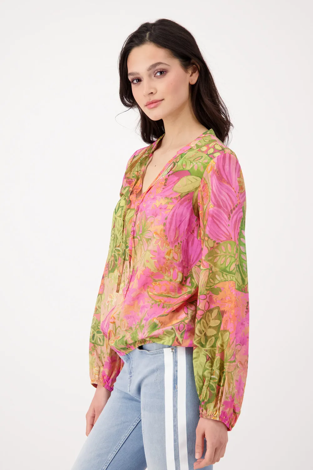Monari Paisley Printed Top M407988