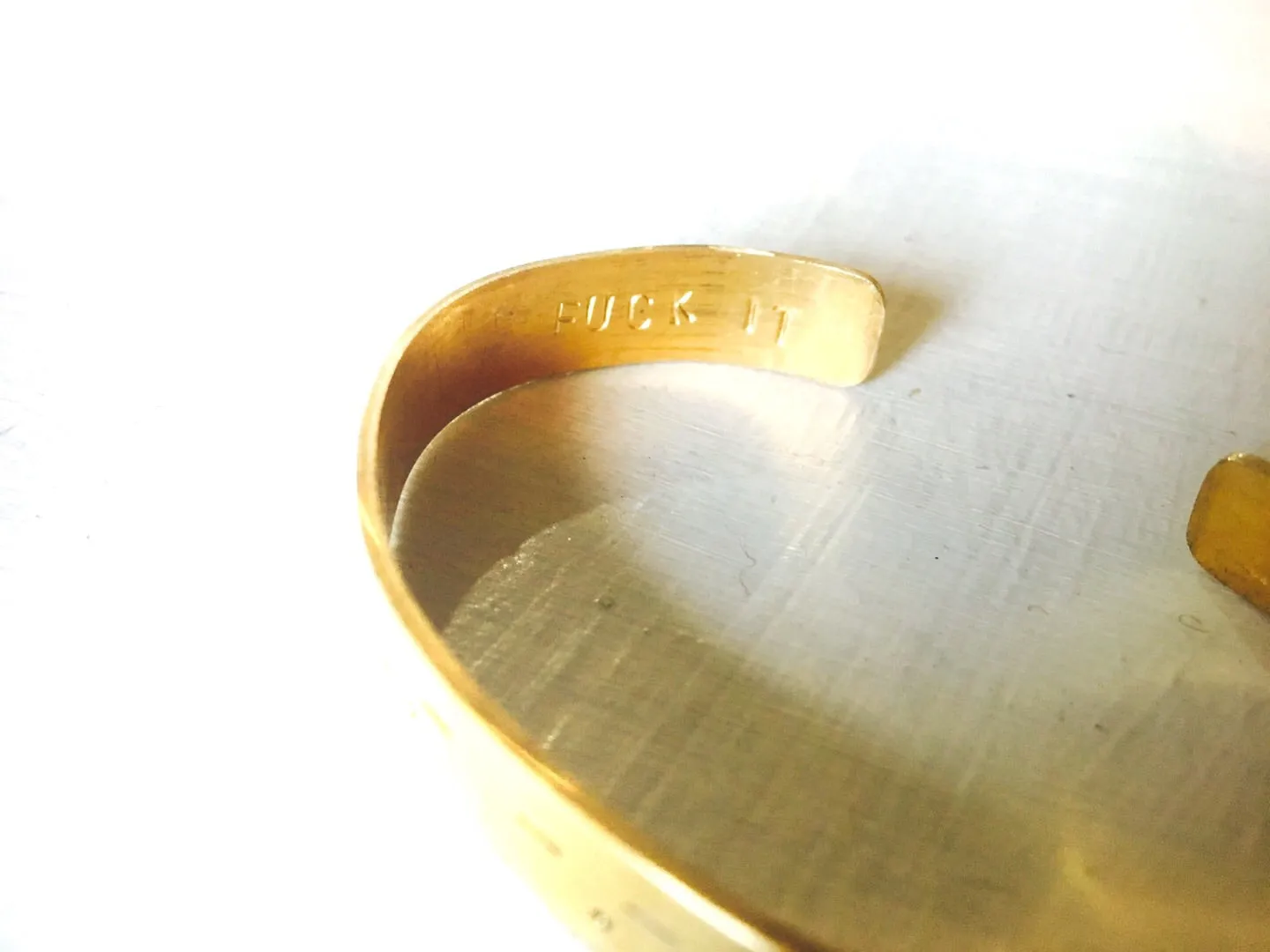 Morse Code “Fuck It” Bracelet