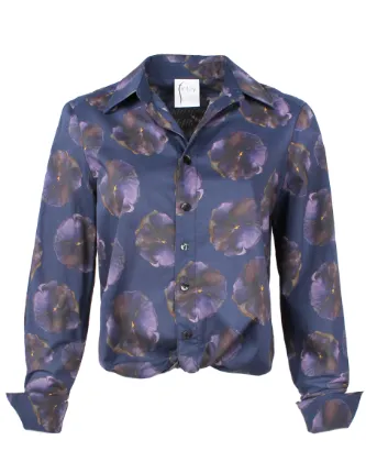 Moxie Shirt Watercolor Pansy 3472074P