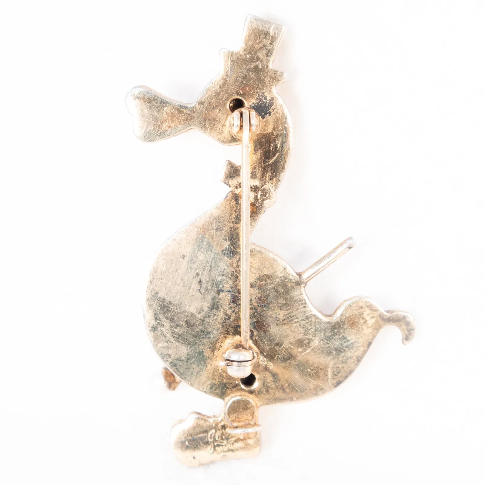 Mr. Duck Brooch Sterling by Jeray / Rice Weiner
