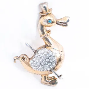Mr. Duck Brooch Sterling by Jeray / Rice Weiner