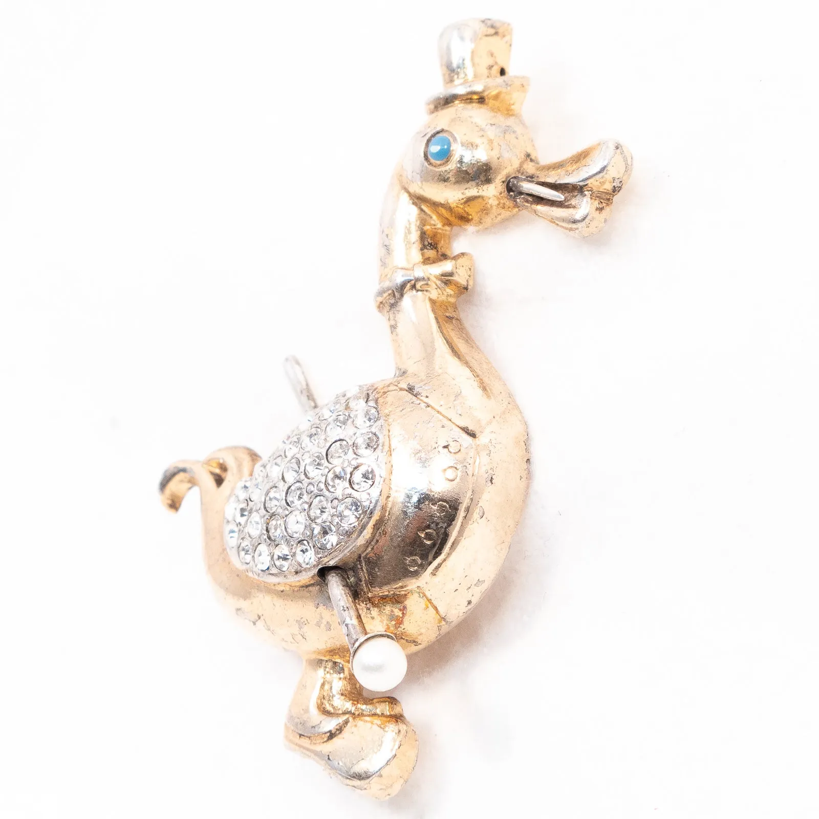 Mr. Duck Brooch Sterling by Jeray / Rice Weiner
