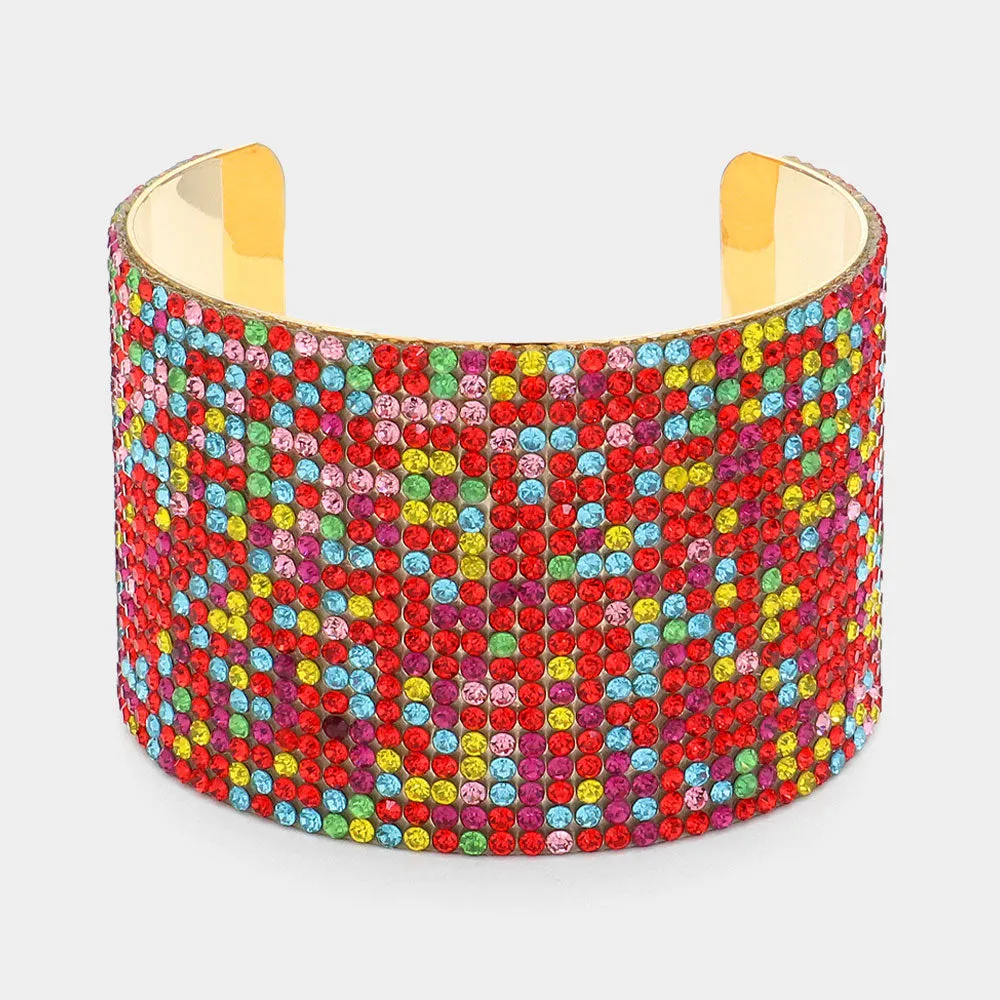 Multi Colored Cuff Bracelet | 350029