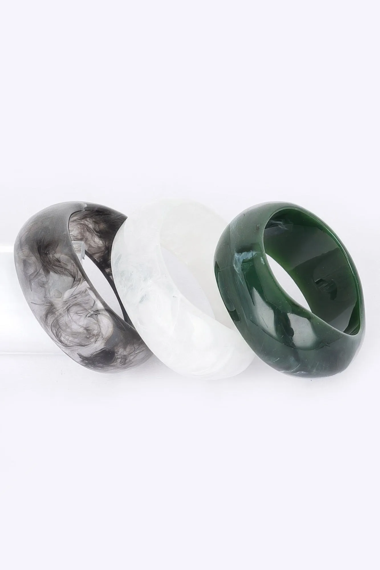 Multi Resin Bangle Bracelet