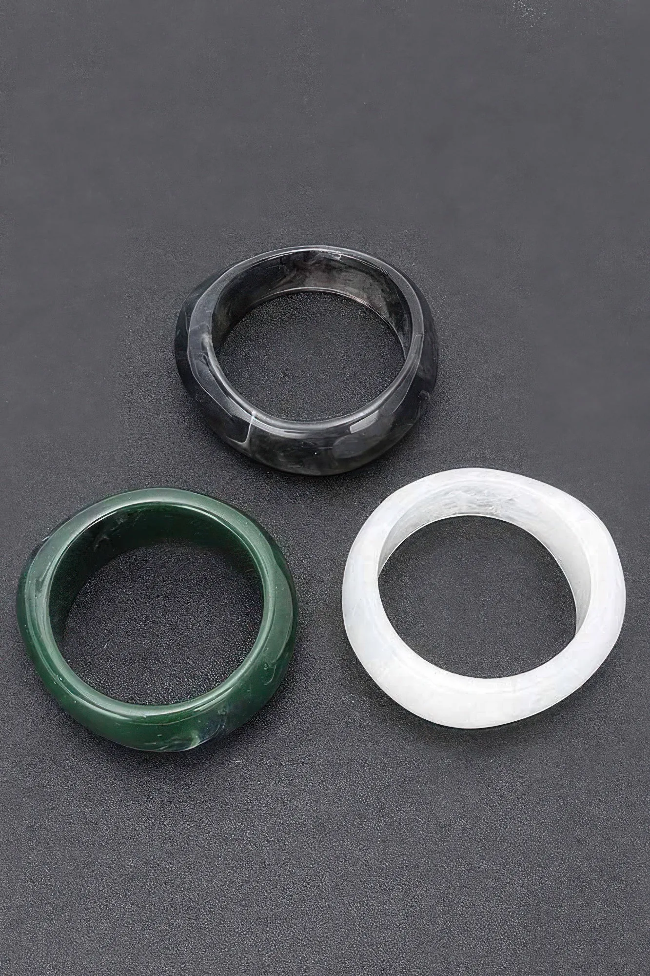 Multi Resin Bangle Bracelet