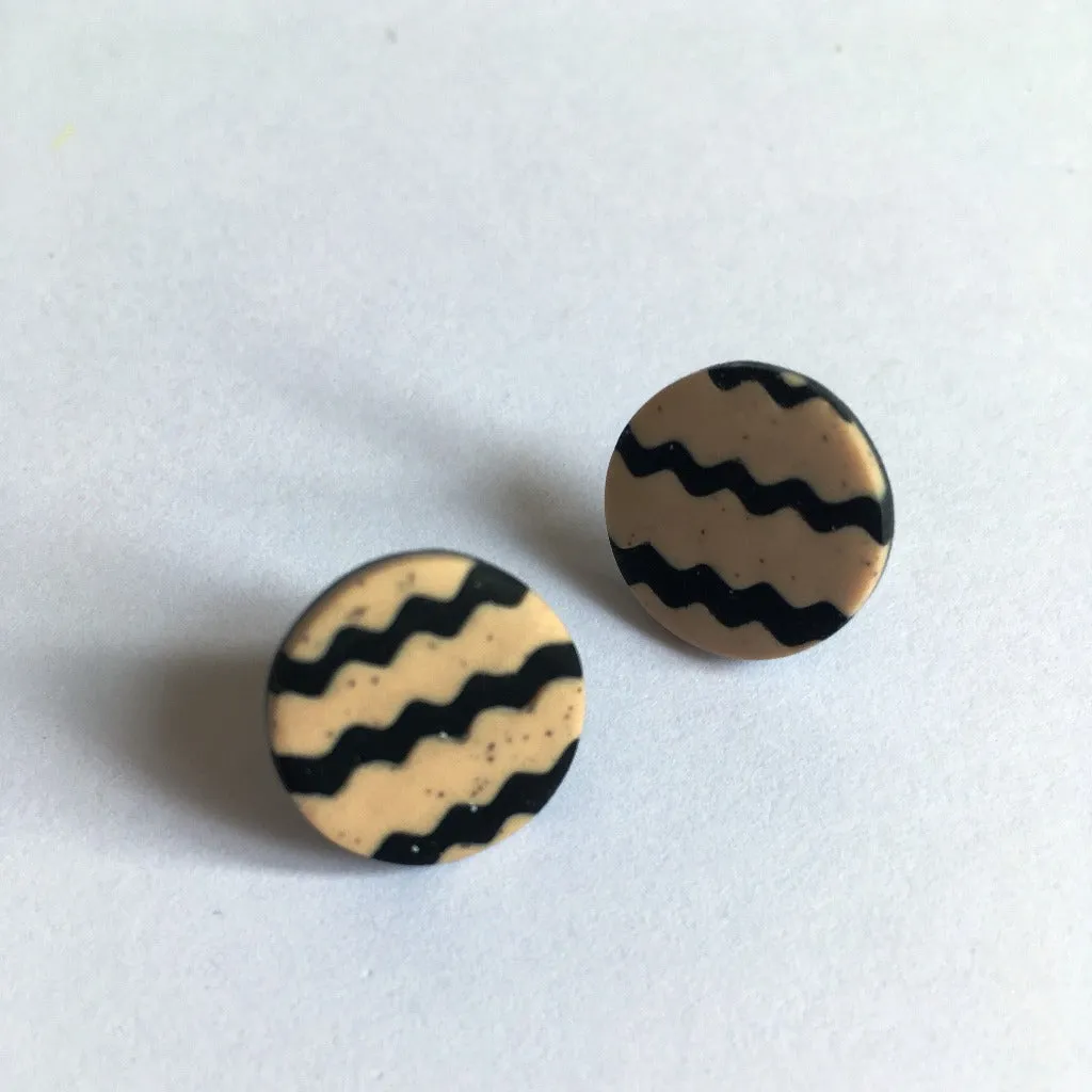 Nadege Honey - Earth Collection Stud Earrings