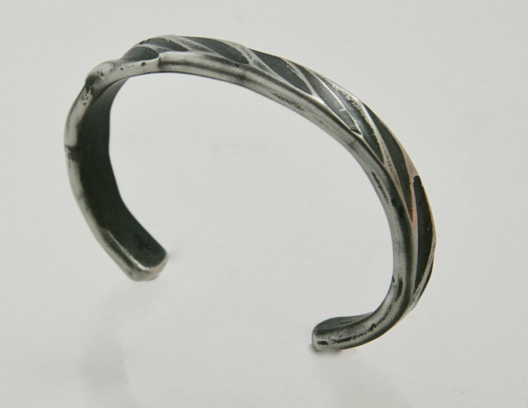 Narrow Rope Steel Cuff