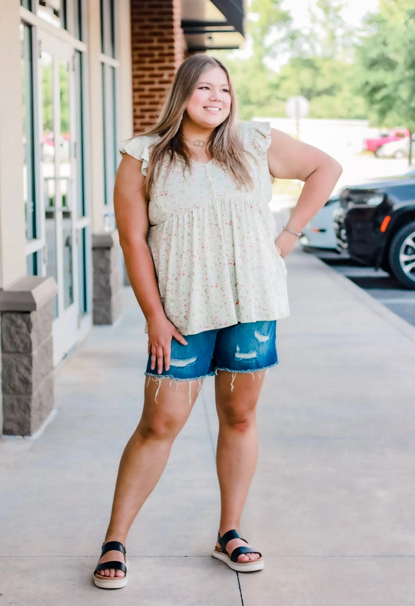 Never Say Goodbye Floral Top