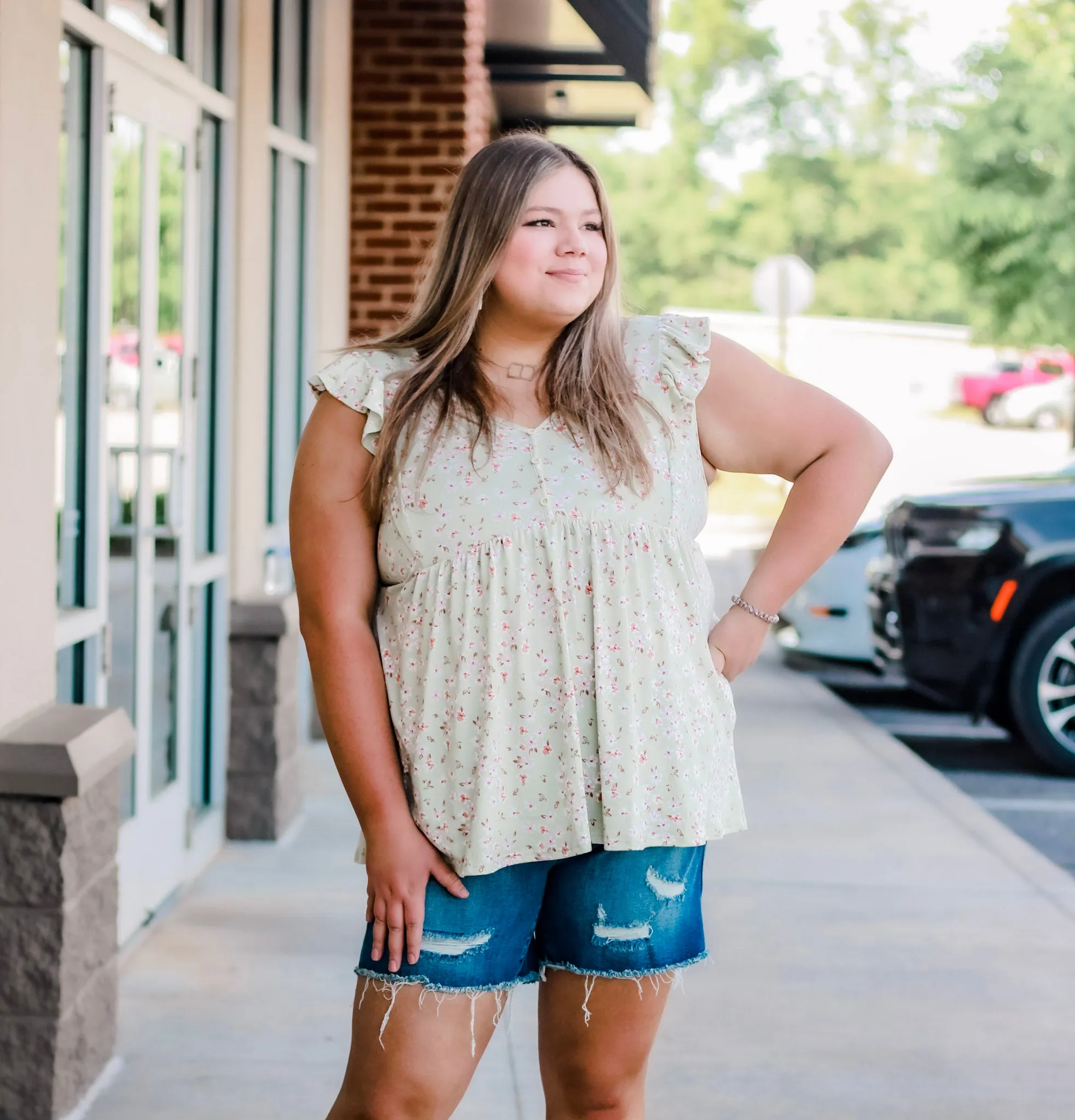 Never Say Goodbye Floral Top