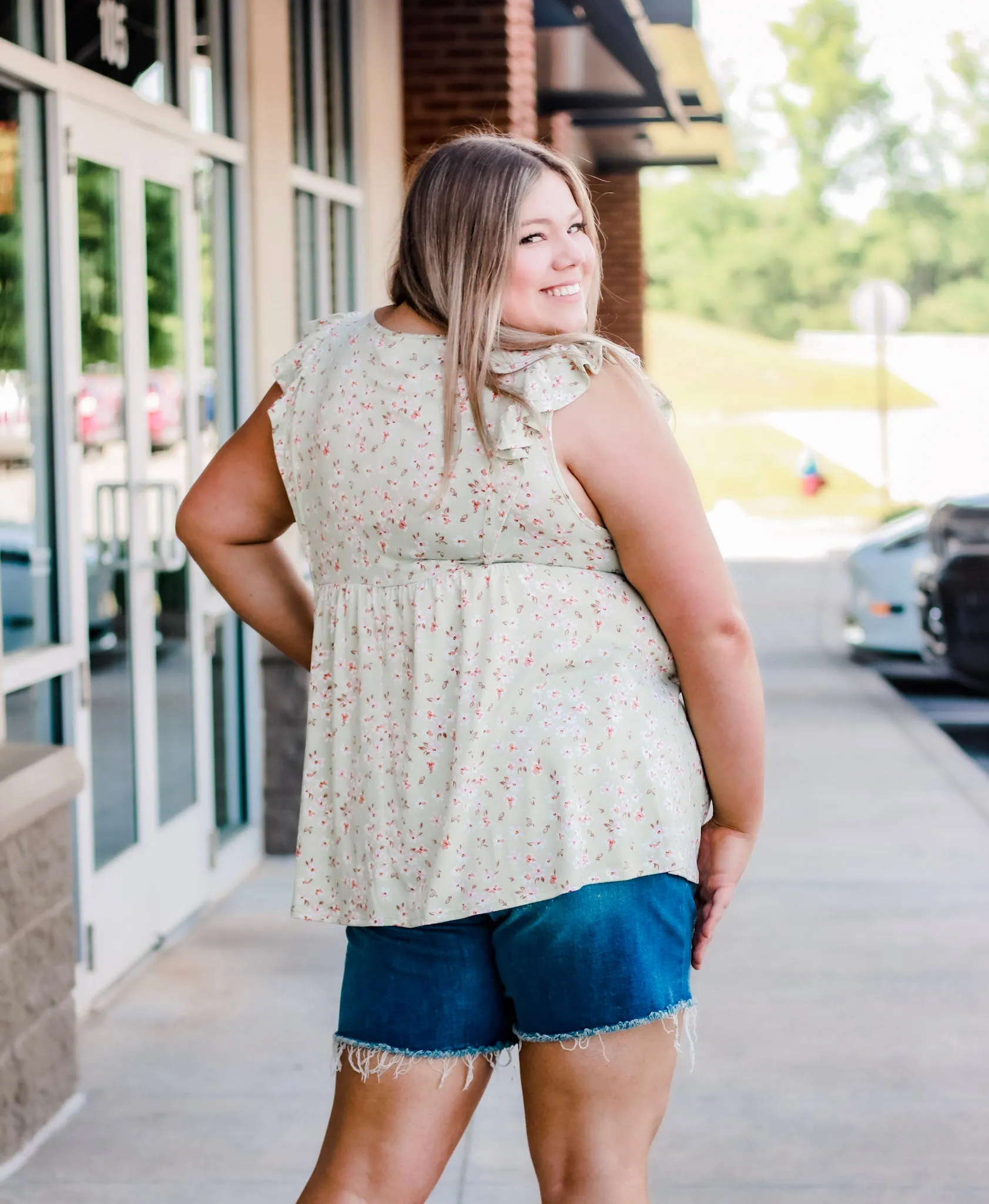 Never Say Goodbye Floral Top