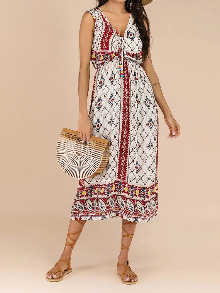New Bohemian Sleeveless Dress
