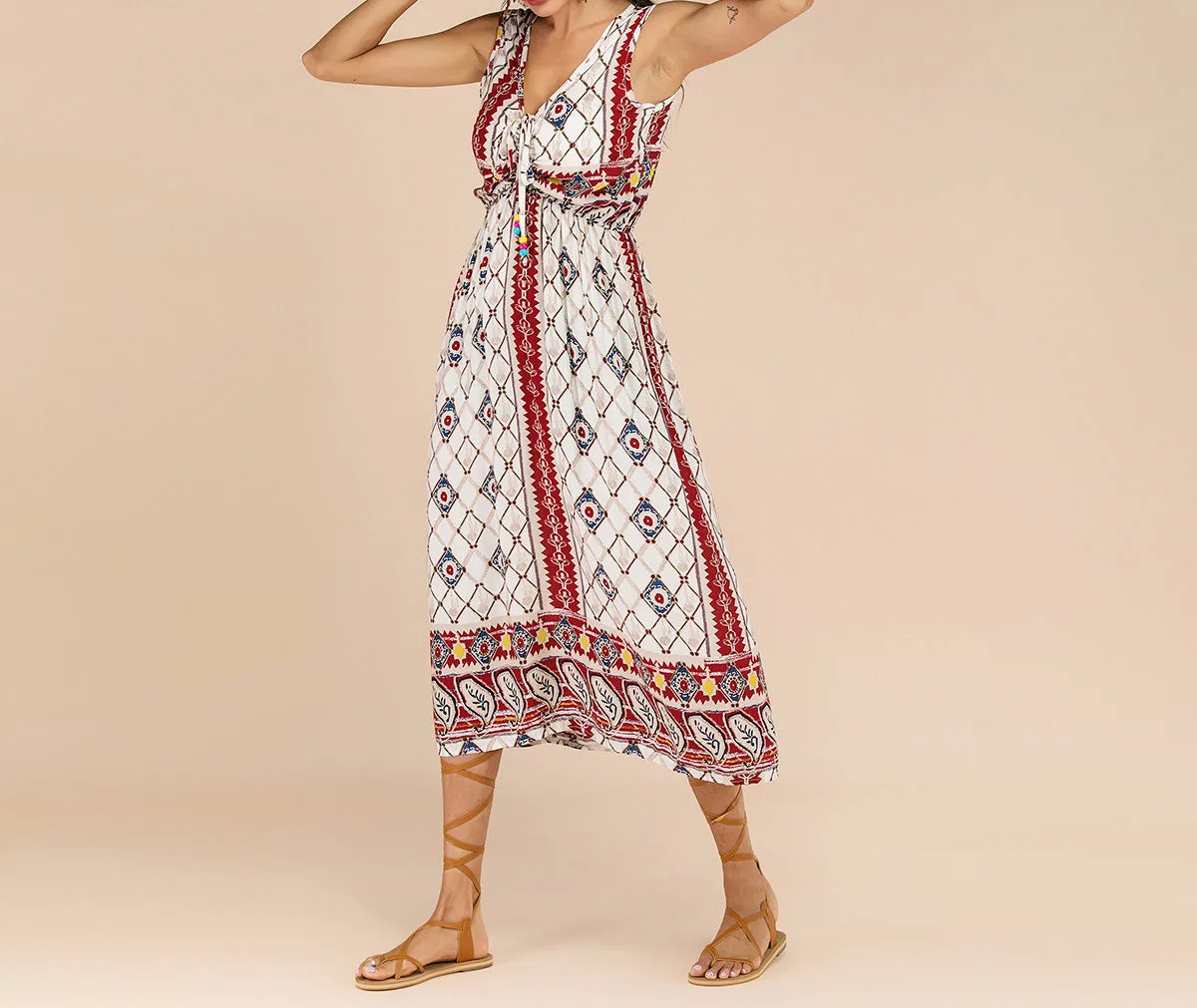New Bohemian Sleeveless Dress