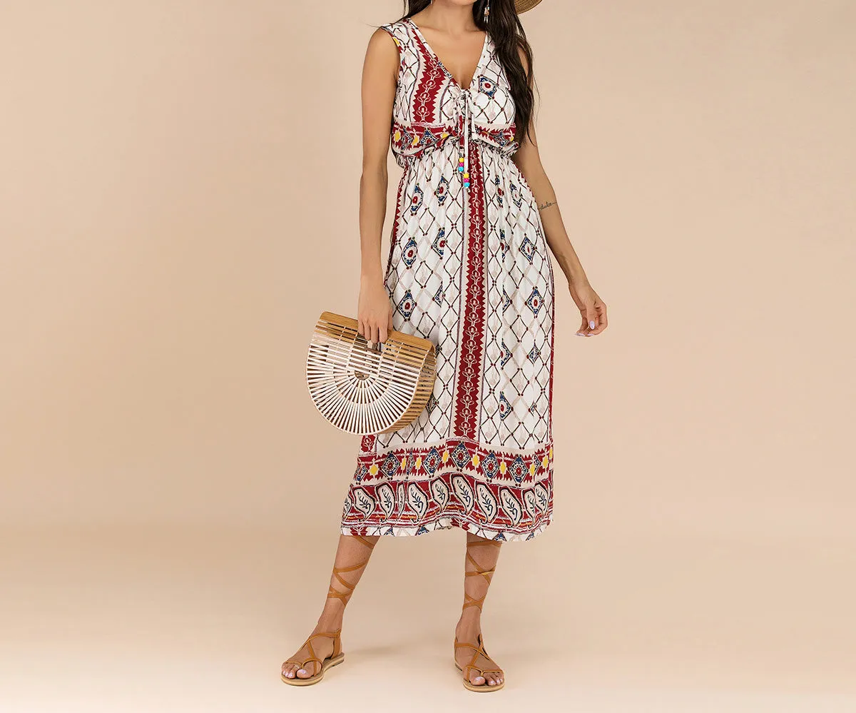 New Bohemian Sleeveless Dress