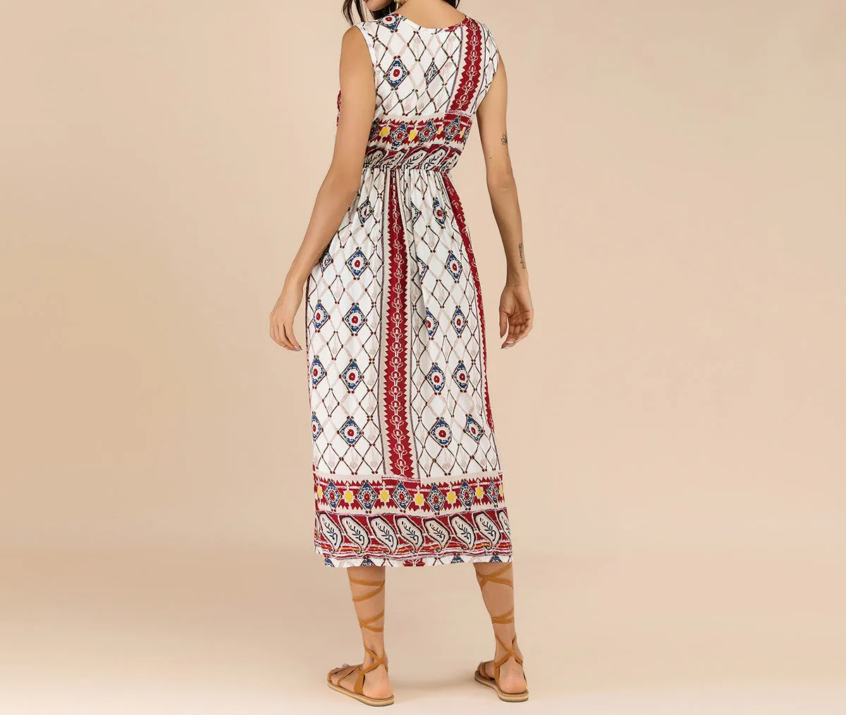New Bohemian Sleeveless Dress