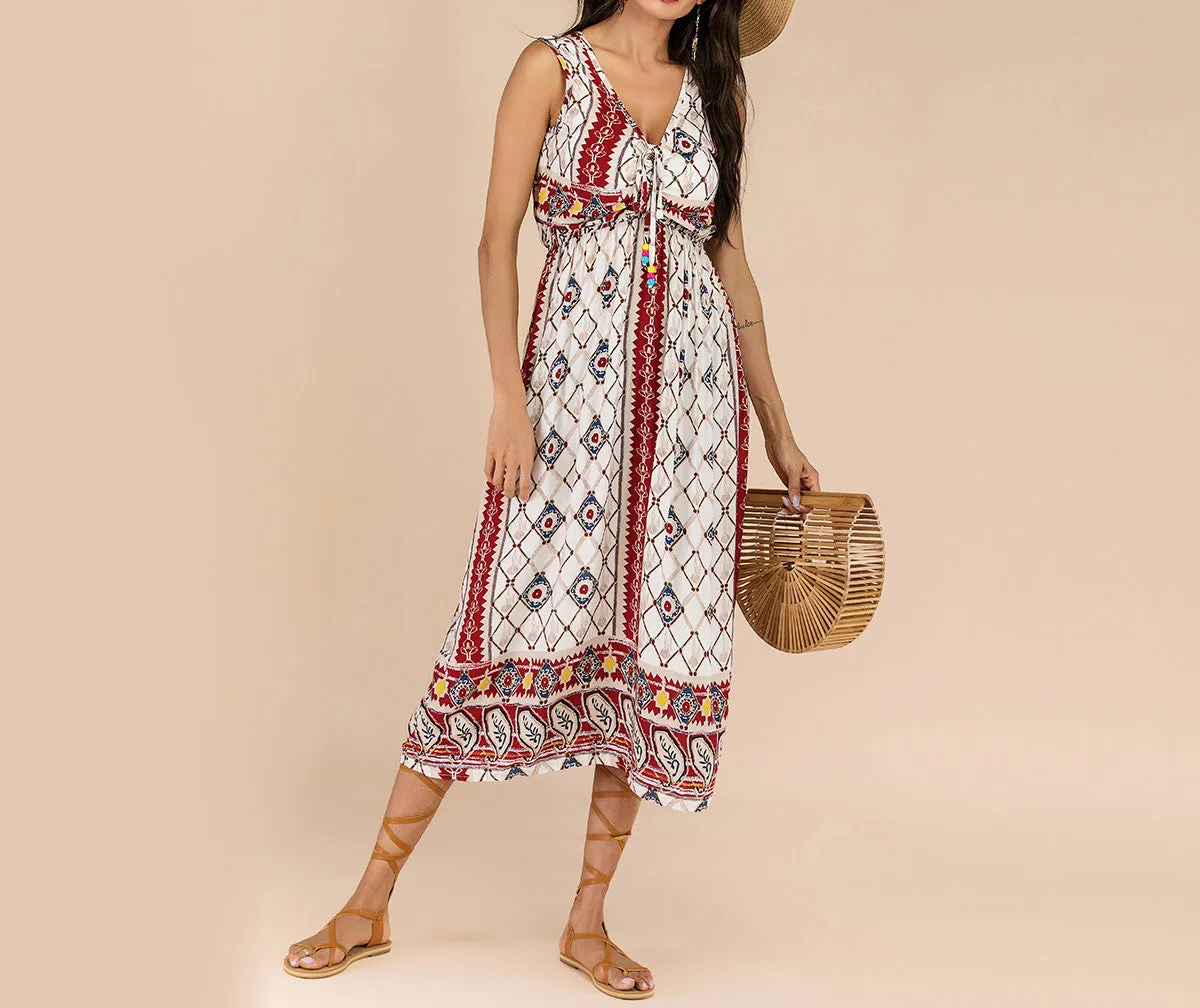 New Bohemian Sleeveless Dress