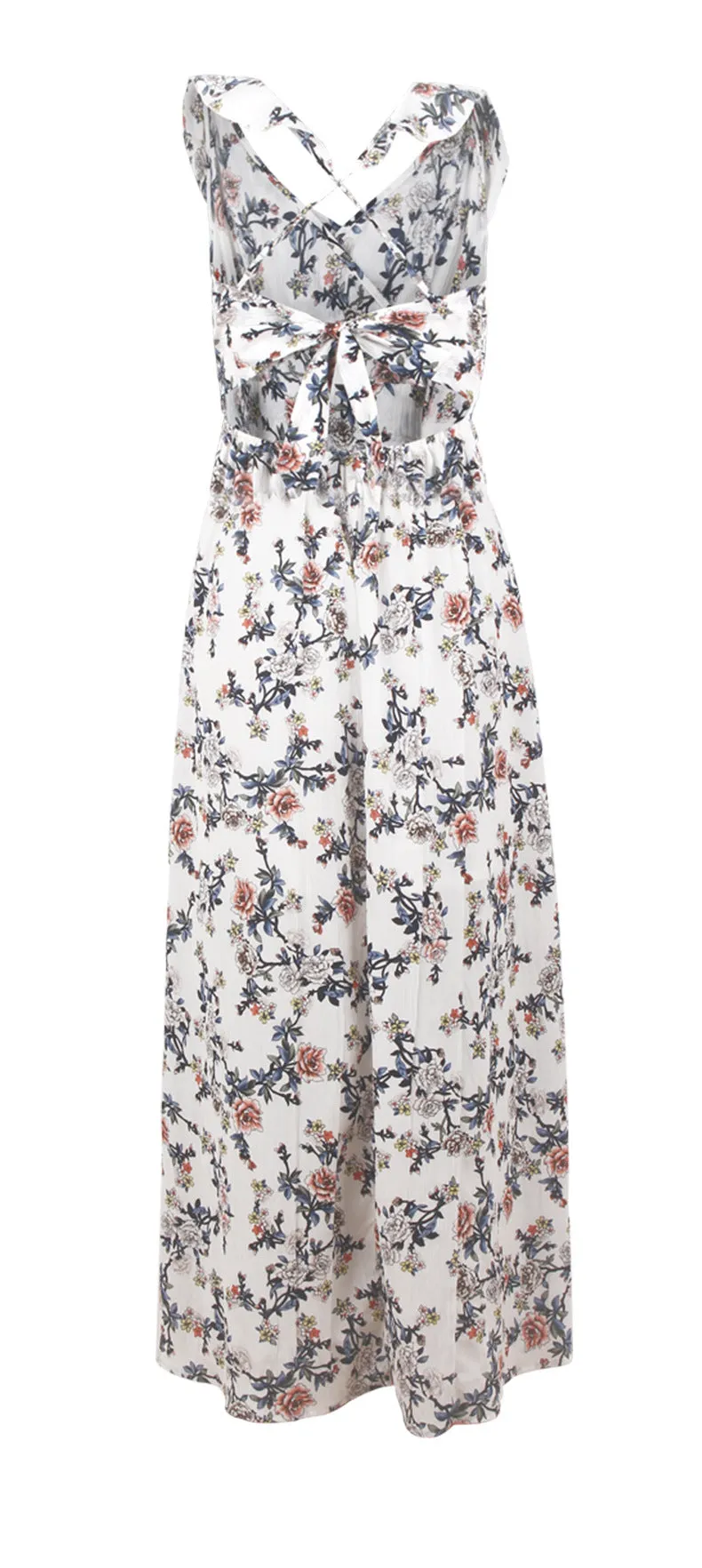 New Sexy Long Skirt Halter Print Dress