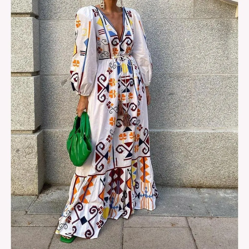 New Summer Holiday Long Fall Dresses
