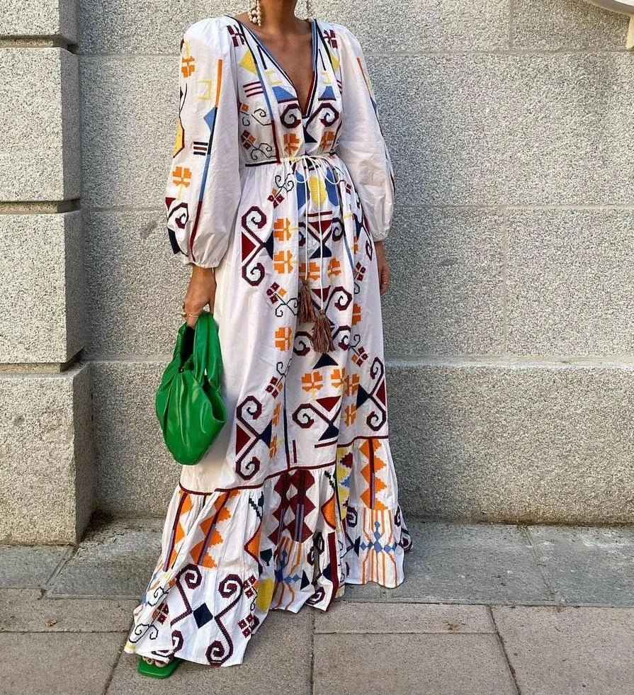 New Summer Holiday Long Fall Dresses