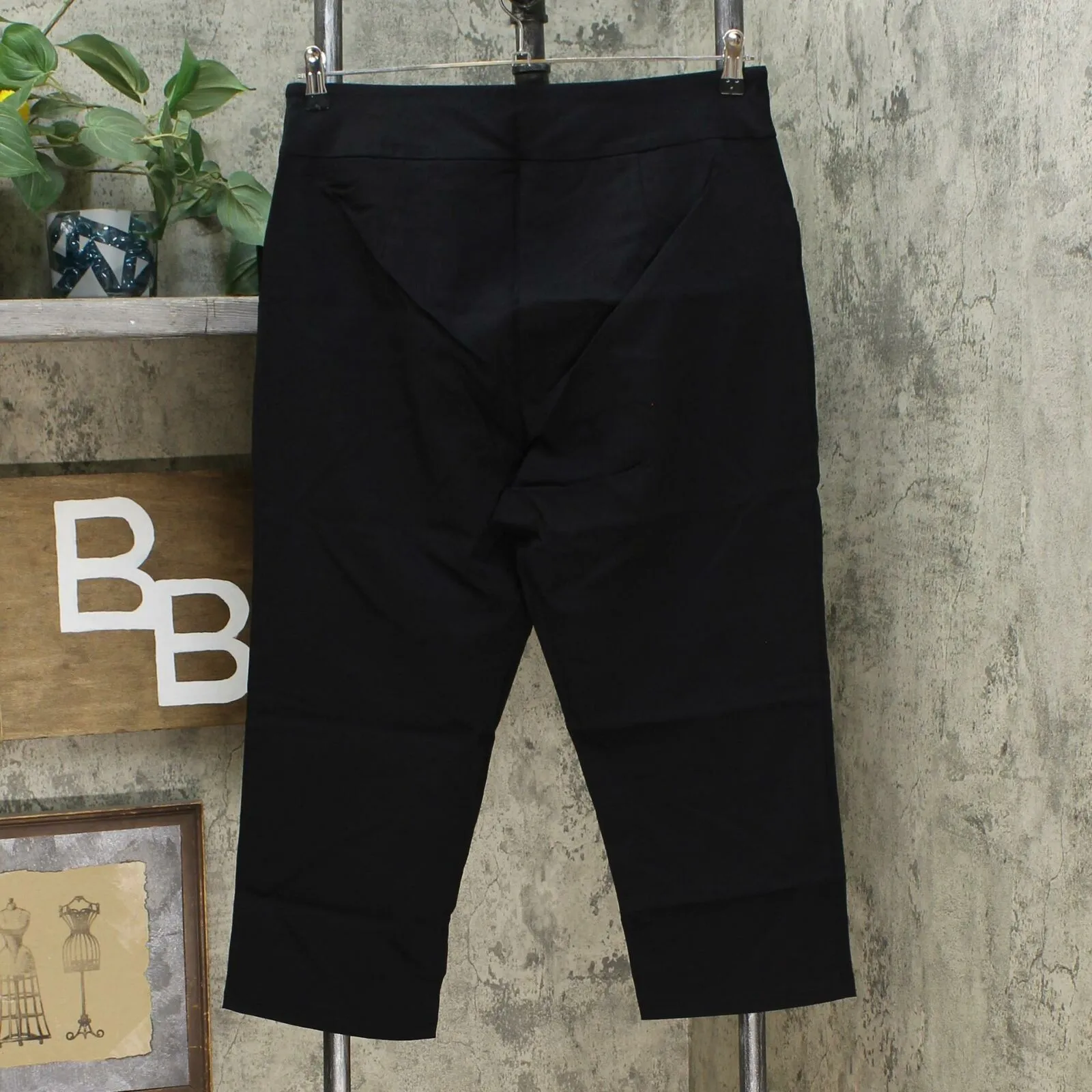 Nina Leonard Women's Plus Size Straight Leg Pants Black 1X