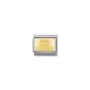 Nomination Composable Link Rings, 18K Gold