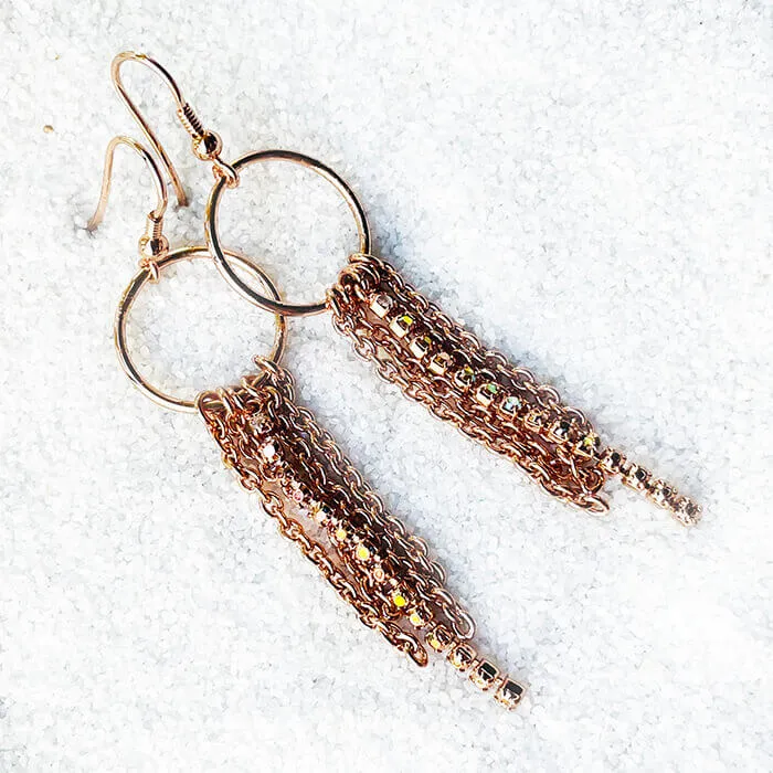 Odette Chain Drop Earrings