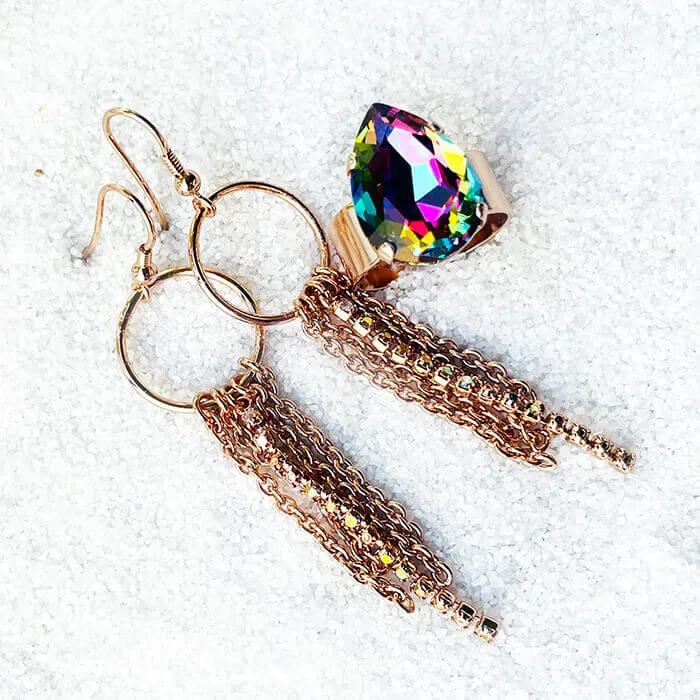 Odette Chain Drop Earrings