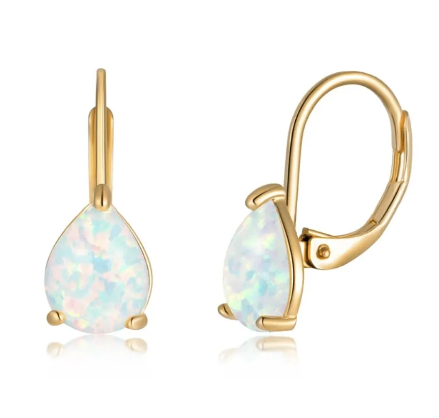 Opal Drop Earrings