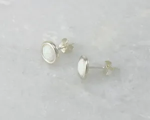 Opal Stud Earrings