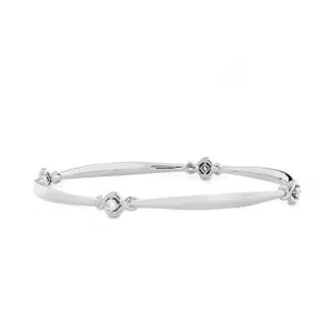 Optima Four Station Diamond Bangle