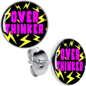 Over Thinker Impact Stud Earrings