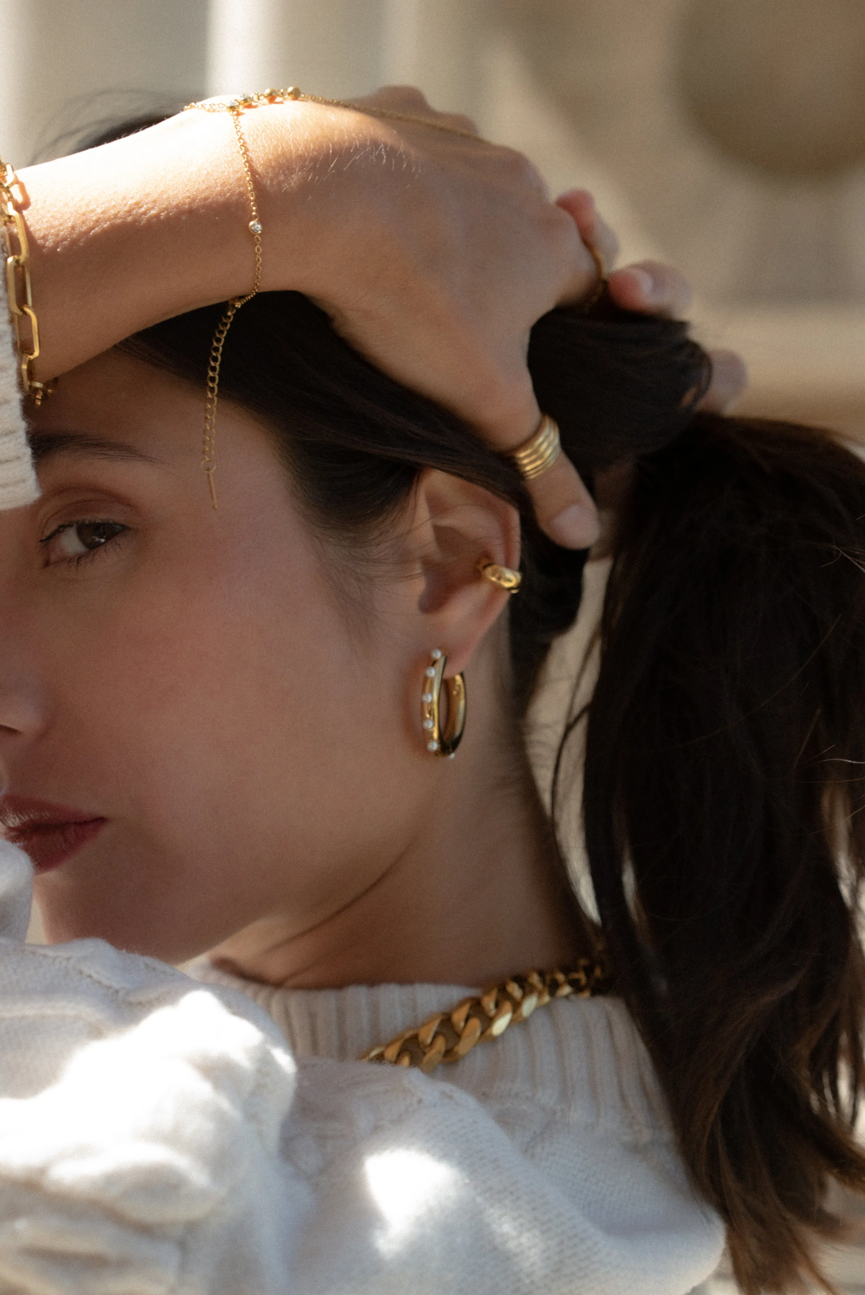 OWN HOOP EARRINGS