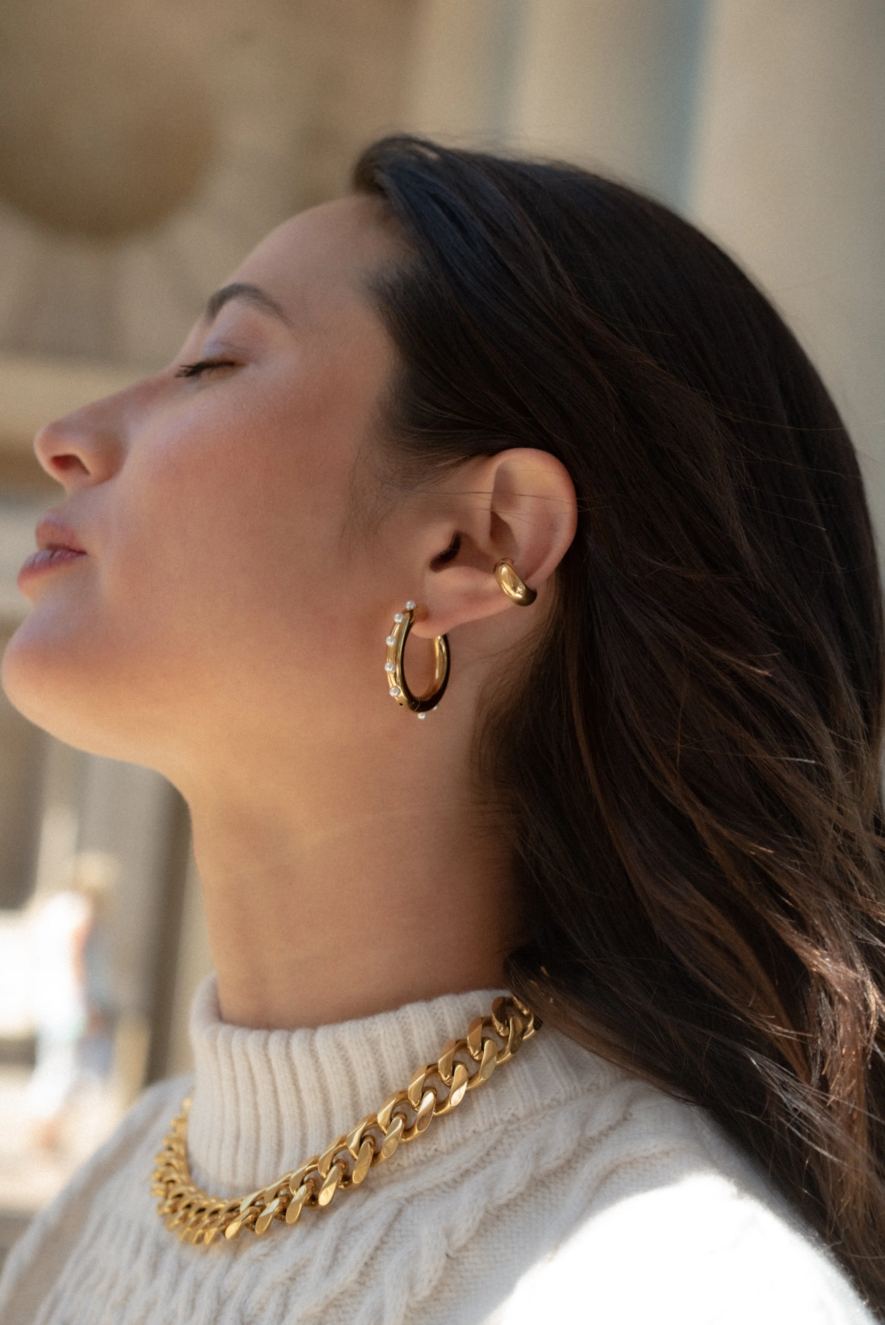 OWN HOOP EARRINGS