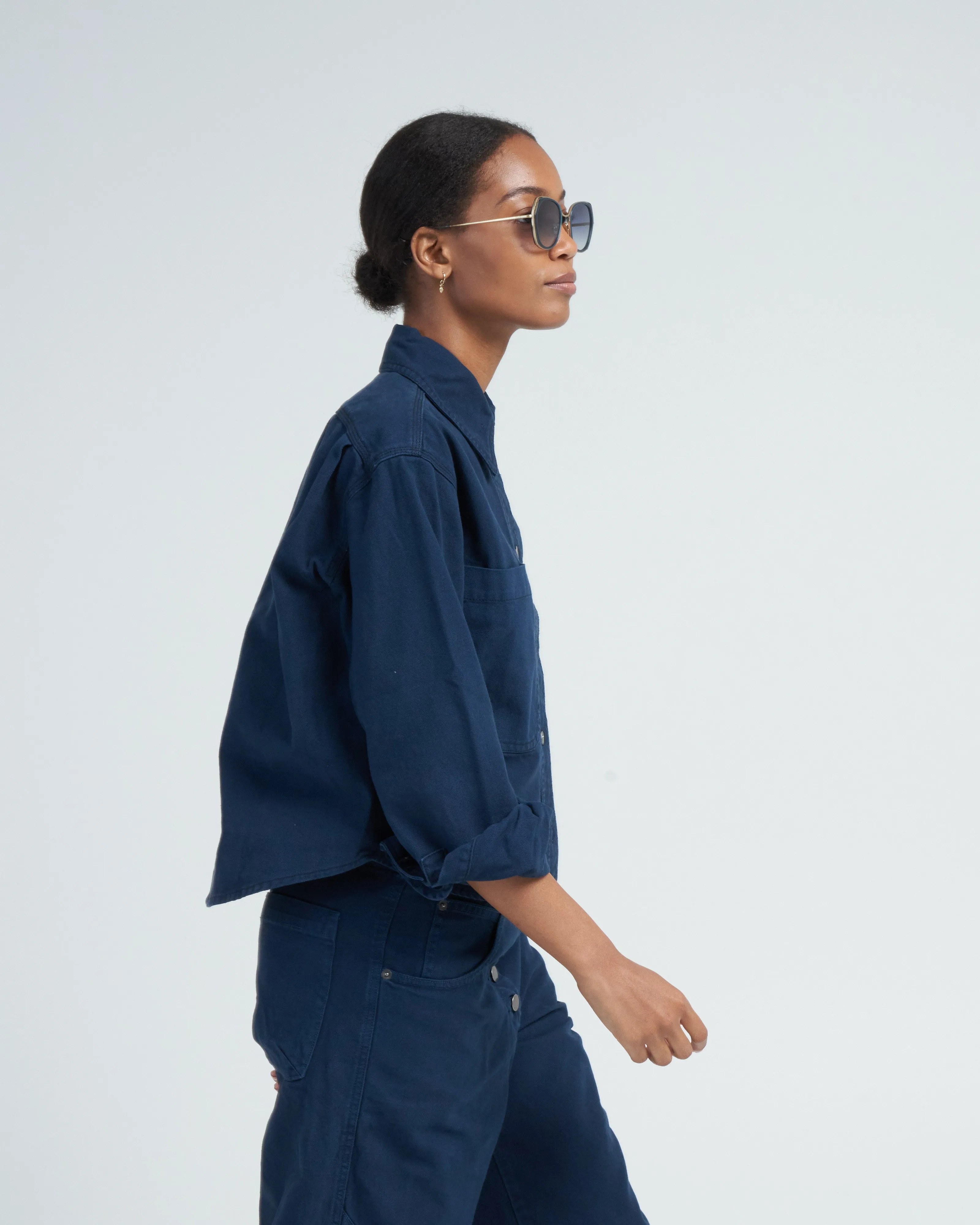 pascal top - indigo