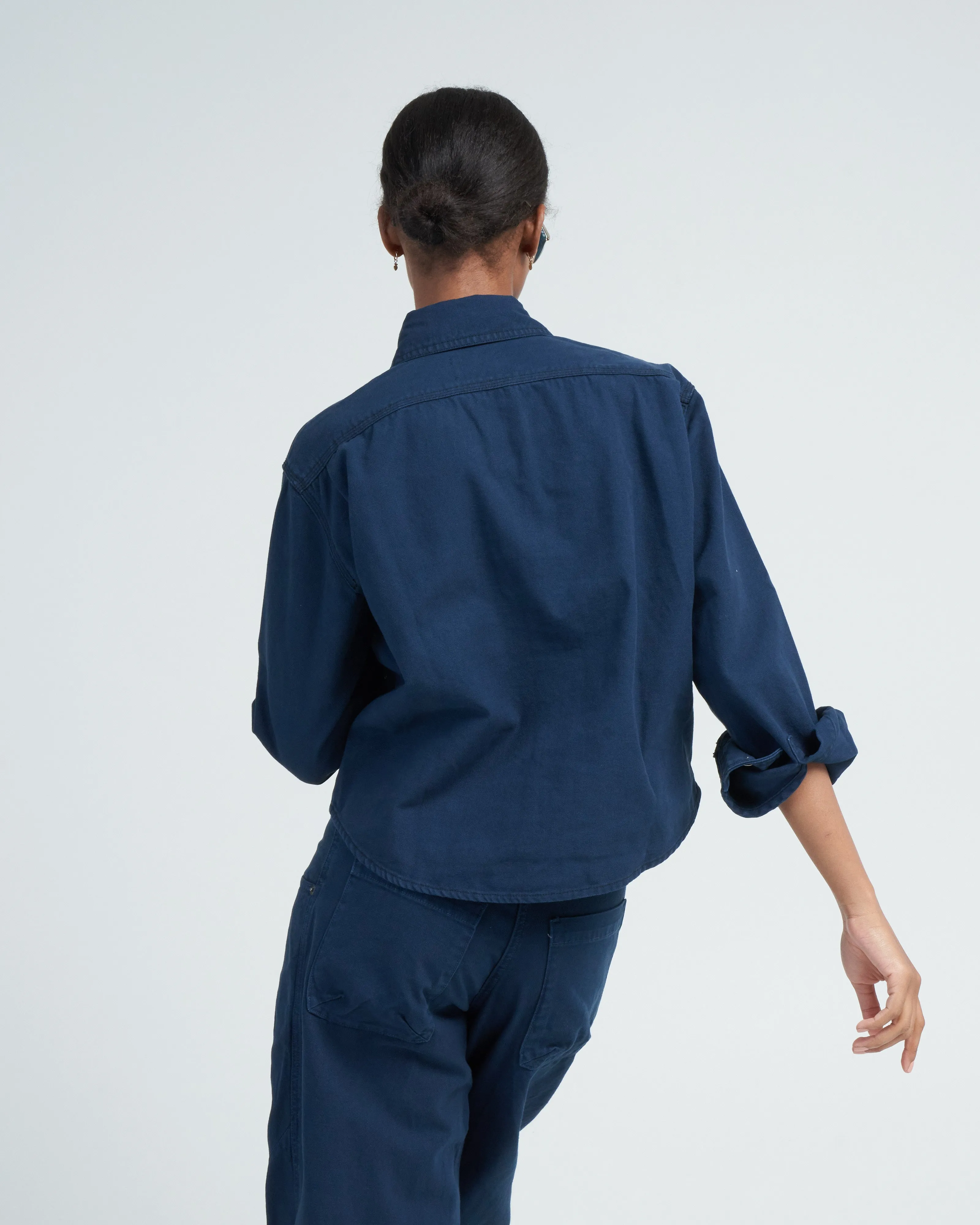 pascal top - indigo