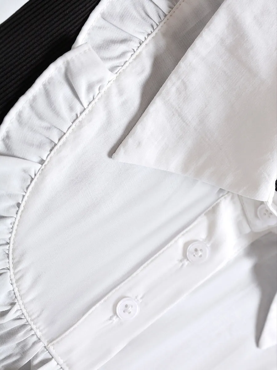 Patchwork Shirt Knit Dress