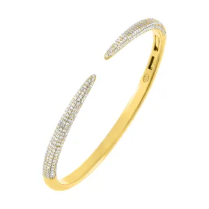 Pavé Claw Bangle