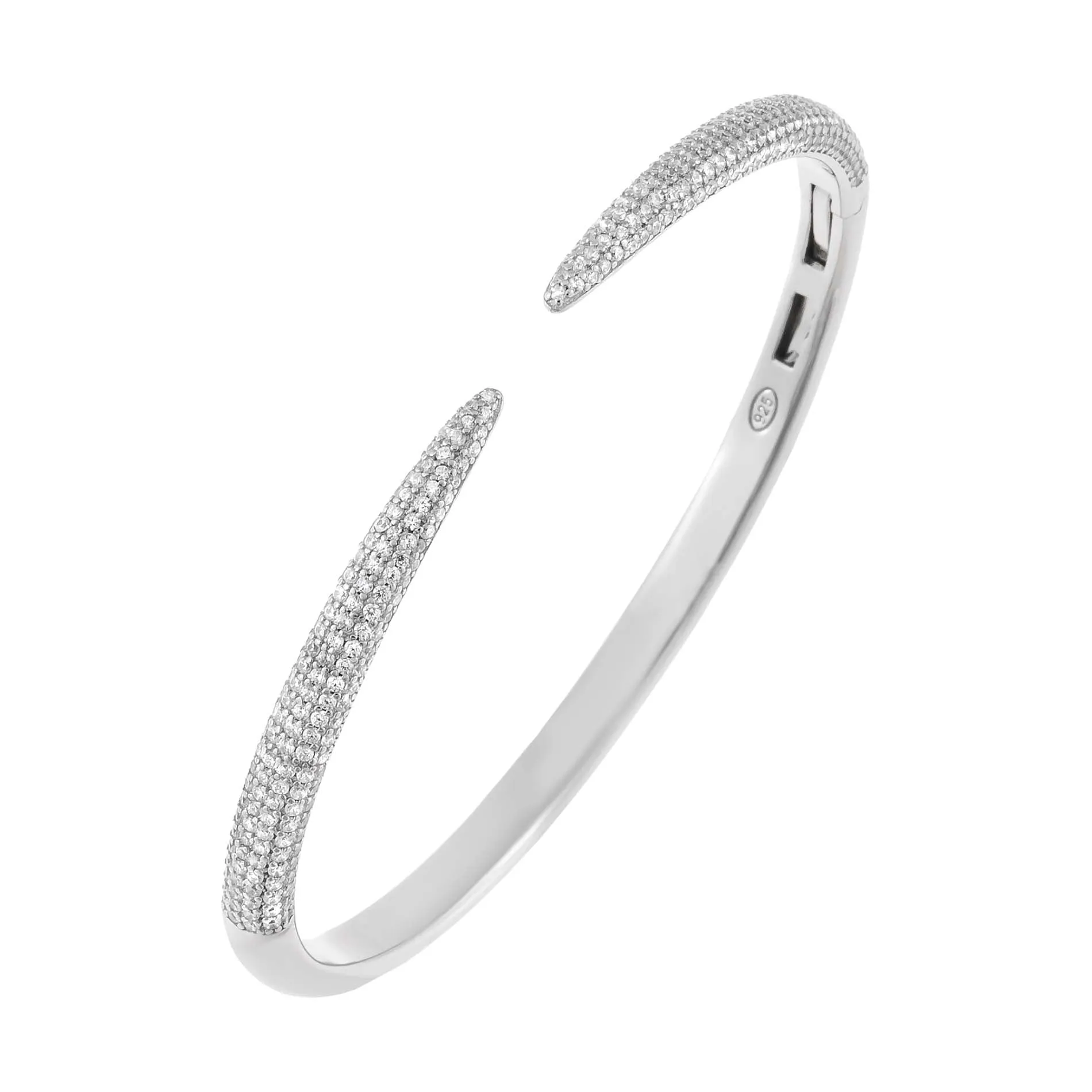 Pavé Claw Bangle