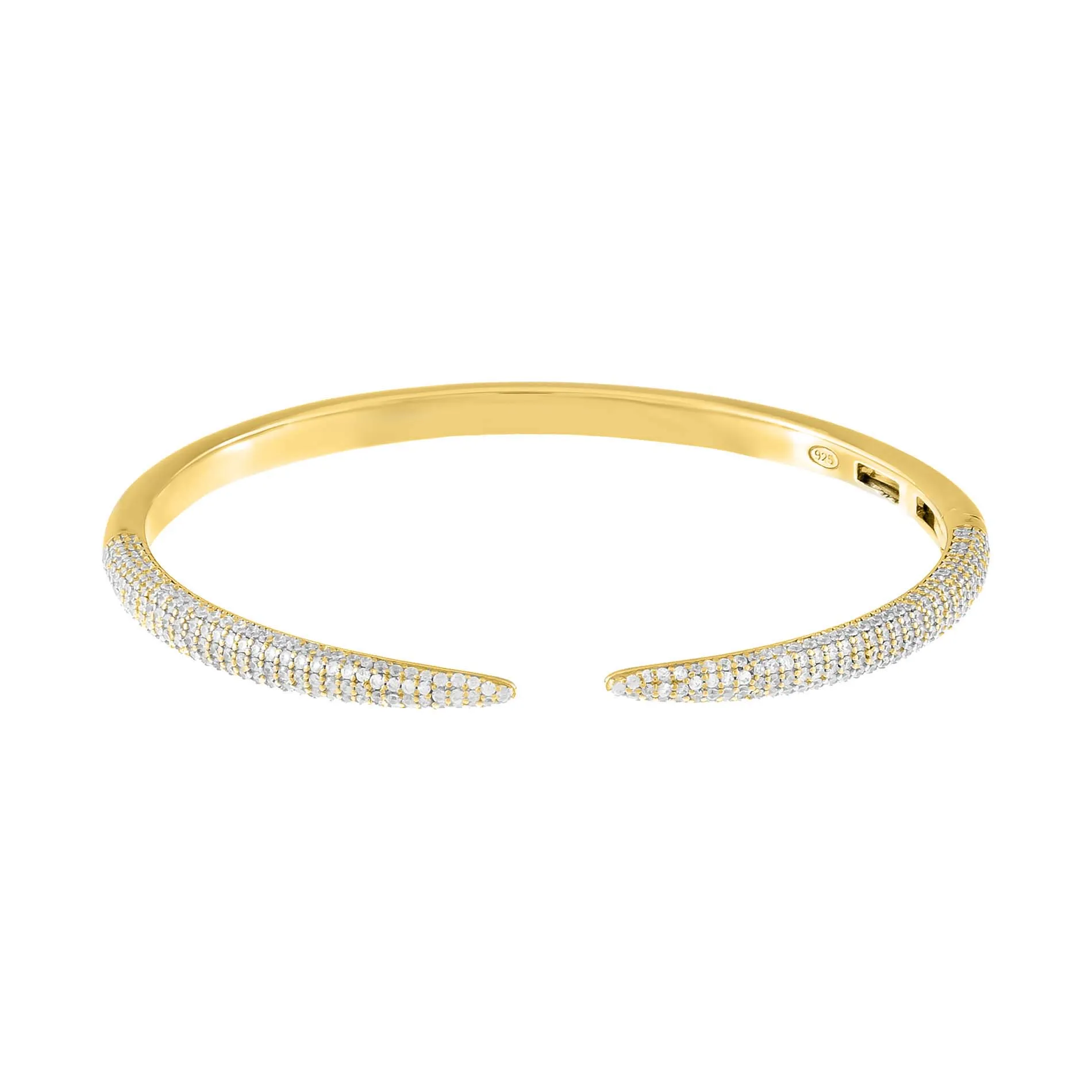 Pavé Claw Bangle